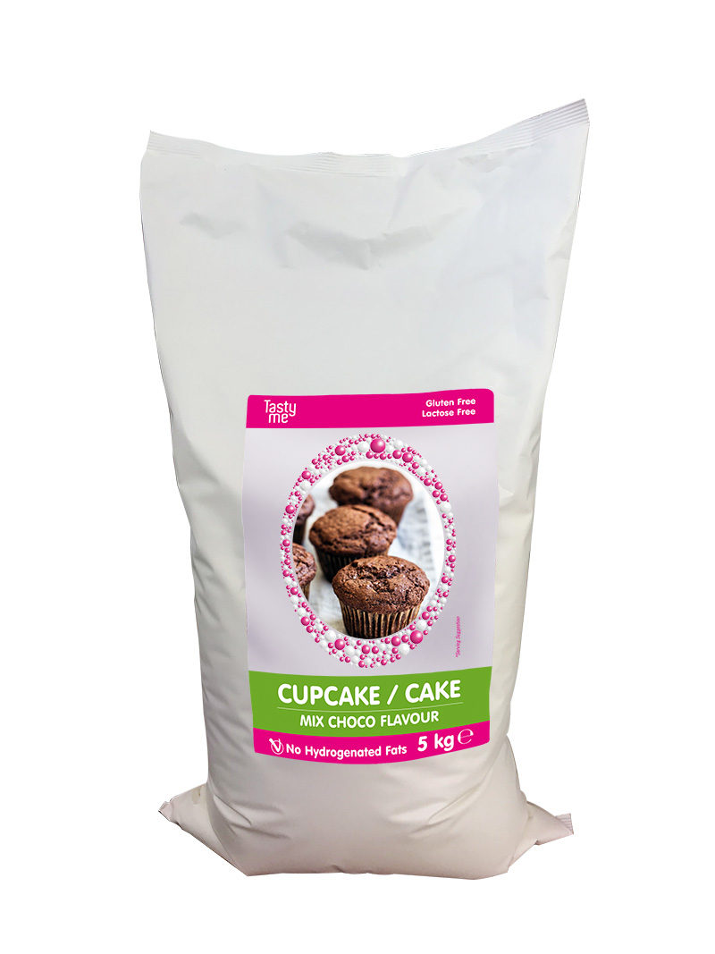 Choco cupcake/cake mix 5kg - glutenvrij