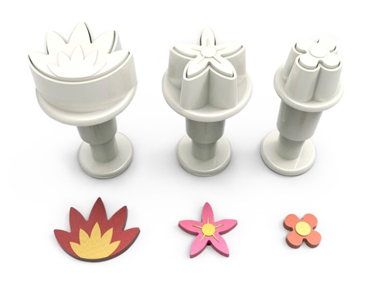 Cutter mini flowers - (set of 3 pieces) FINAL SALE