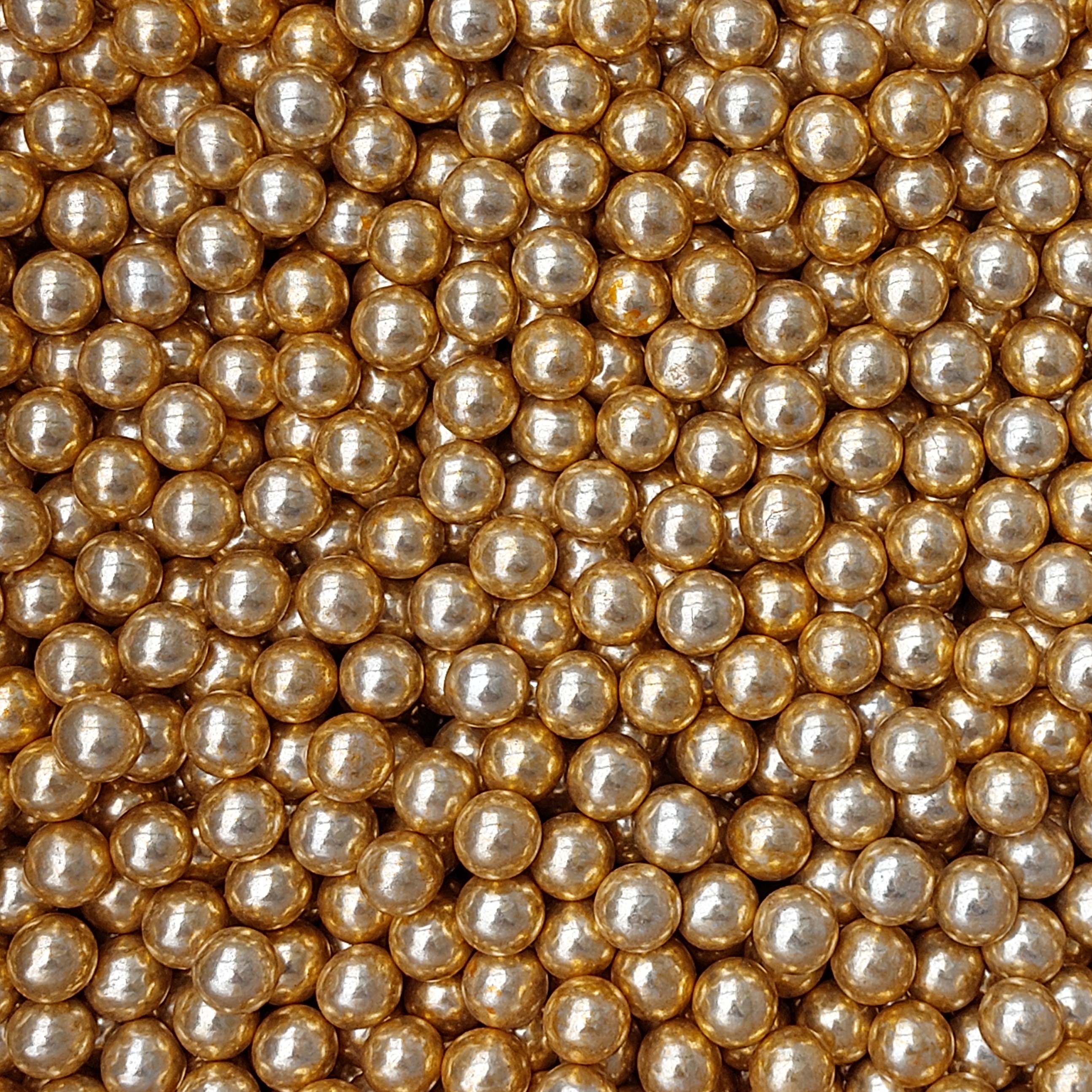 Chocolate balls vintage gold