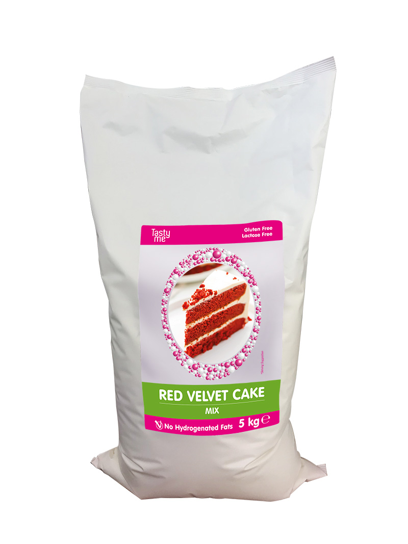Red velvet cake mix 5kg - glutenvrij goed