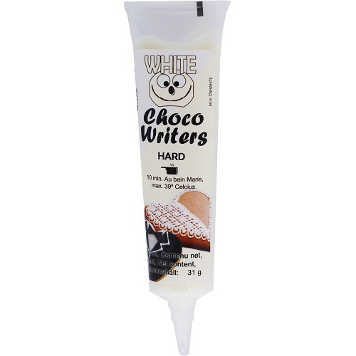 Chocolade schrijftube wit