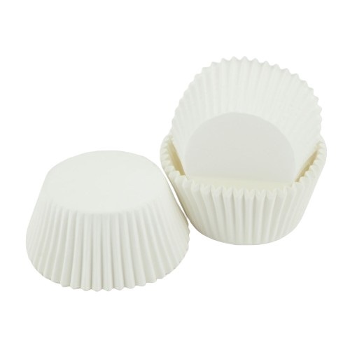Cupcake cups - vormpjes 50mm wit 60st.