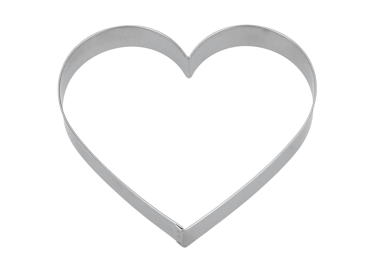 Cutter heart 8cm stainless steel