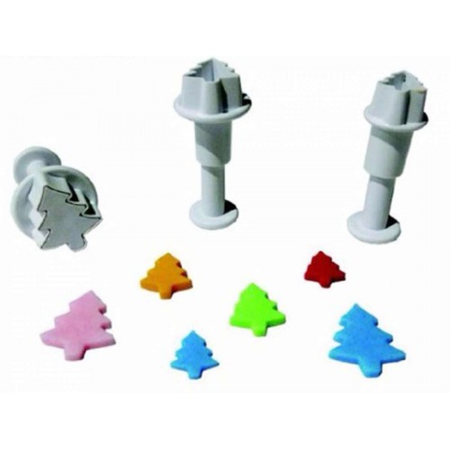 Cutter mini christmas tree - (set of 3 pieces)