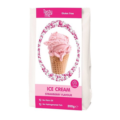 Ice cream mix strawberry 200g - gluten-free