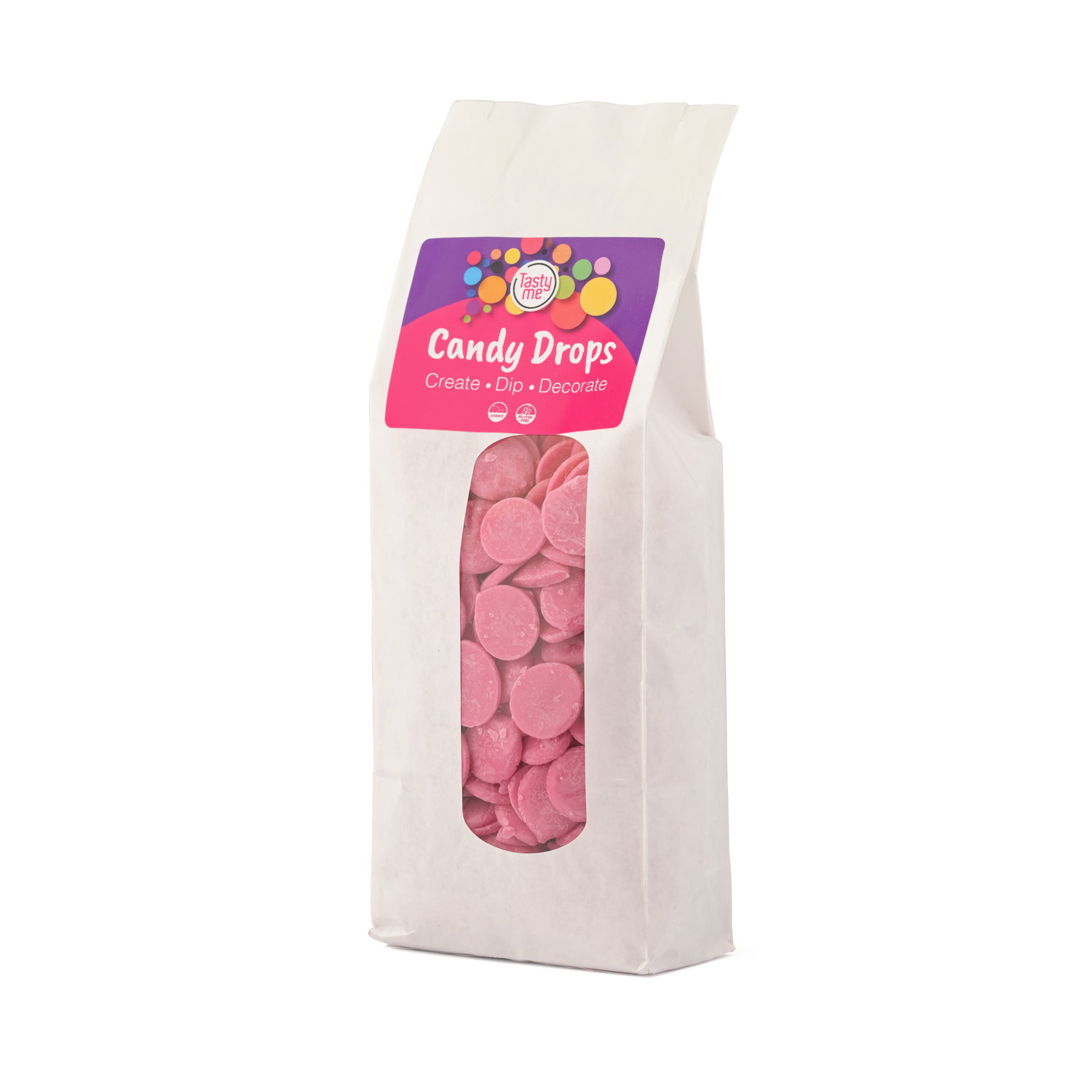 Candy Drops Roze 300g - glutenvrij