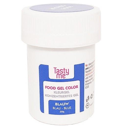 Kleurstof gel blauw 30g