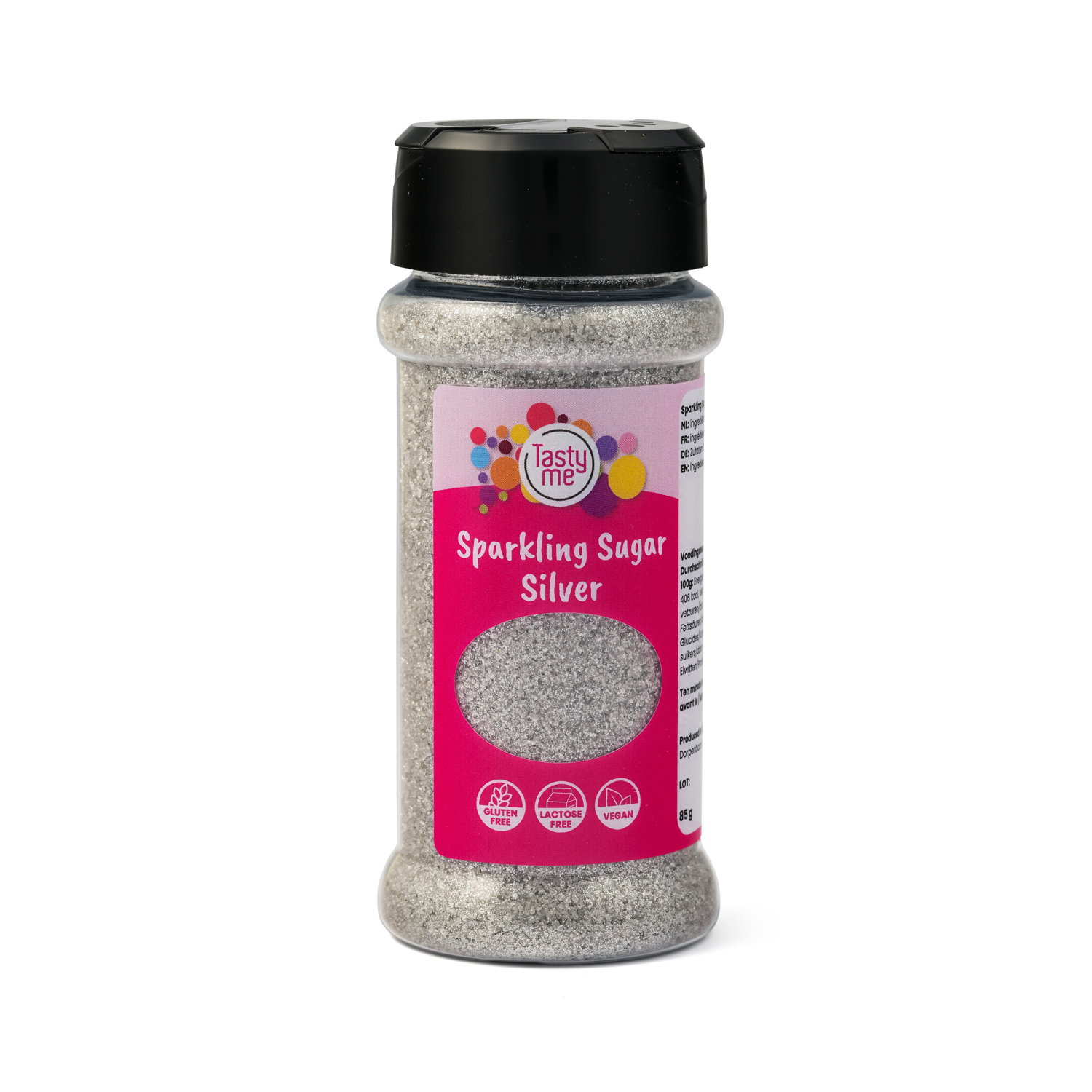 Sparkling Sugar Silver 85g - gluten-free