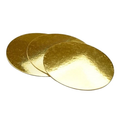 Cake board 30cm 3st goud