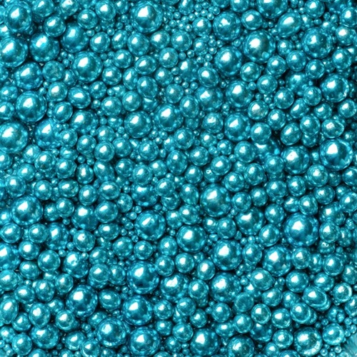 Metallic Pearls Sprinkles mix Blue 75g - glutenvrij