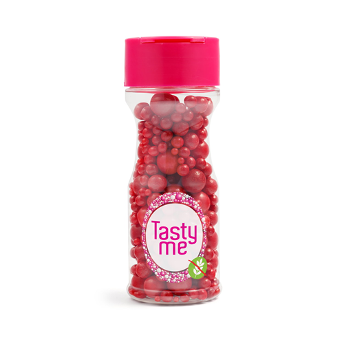Sugar Pearls Sprinkles mix Red 70g - gluten-free