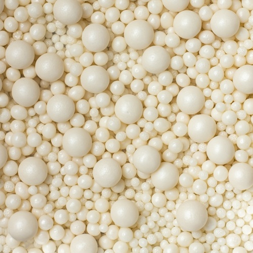 Sugar Pearls Sprinkles mix White 70g - glutenvrij