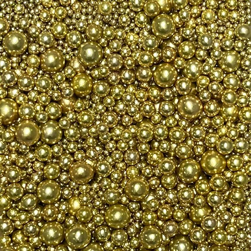 Metallic Pearls Sprinkles mix Vintage Gold 75g - glutenvrij