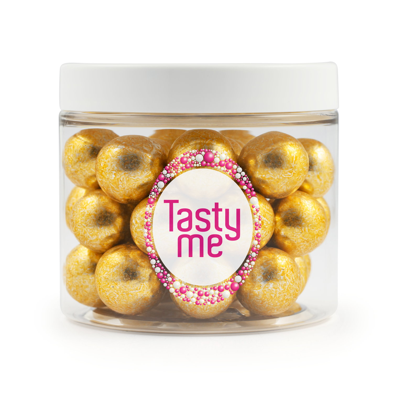 Crispy chocolade ballen vintage goud 100g