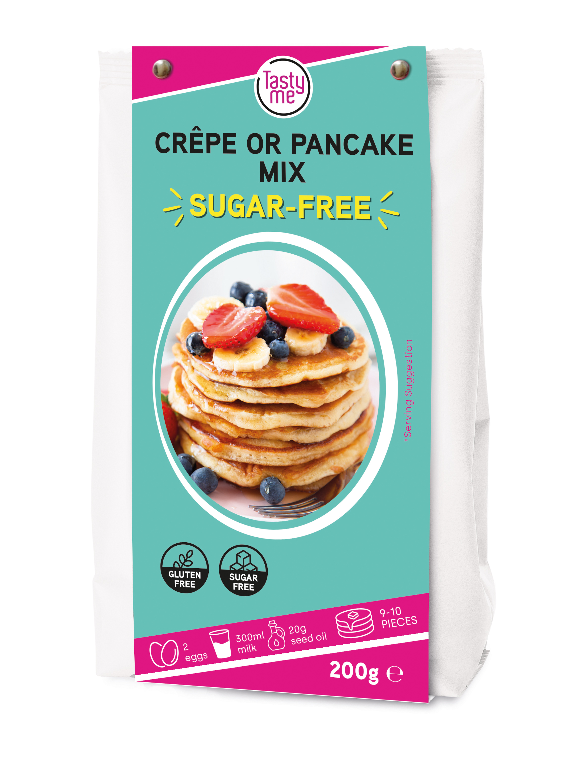 Crêpe or Pancake mix 200g - suikervrij