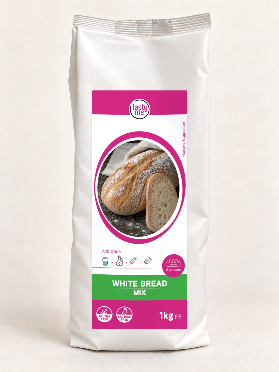 Wit Brood mix 1kg - glutenvrij