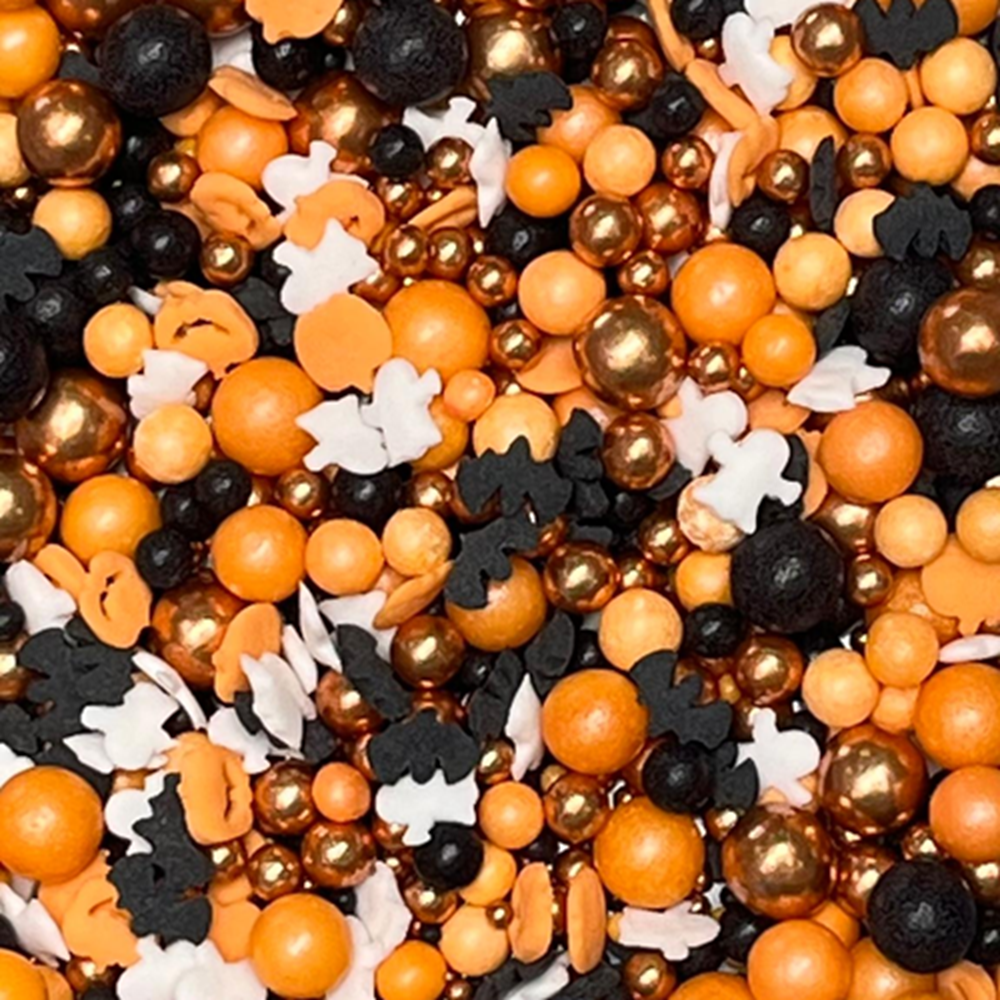 Sprinklemix Scary Halloween 65g - gluten-free - black cap