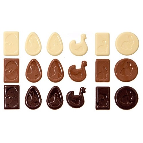 Voorbeeld mal voor chocolade