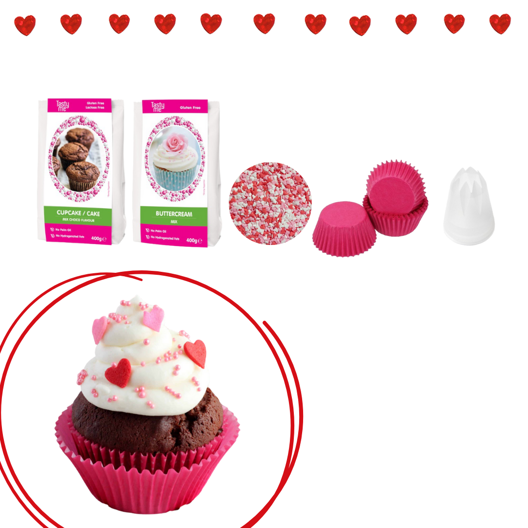 Moederdag cupcake pakket