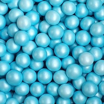 Crispy chocolade ballen baby blauw