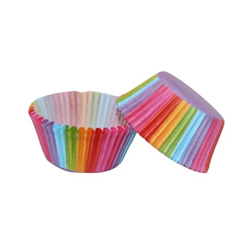 Cupcake Cups - vormpjes Rainbow 100st.