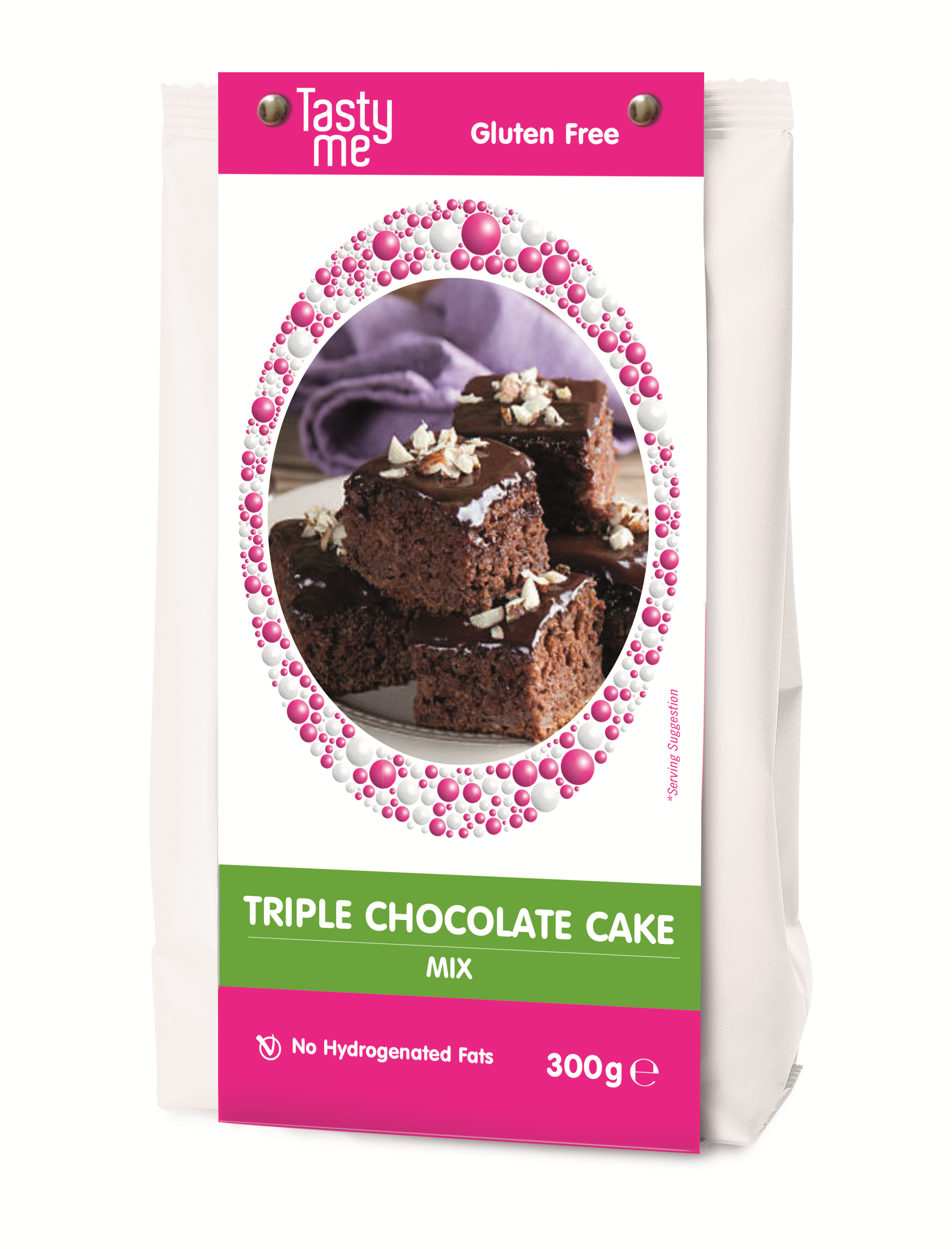 Triple chocolate cake mix 300g - gluten-free
