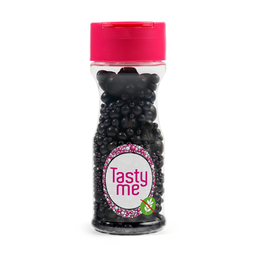 Sugar Pearls Sprinkles mix Black 70g - glutenvrij