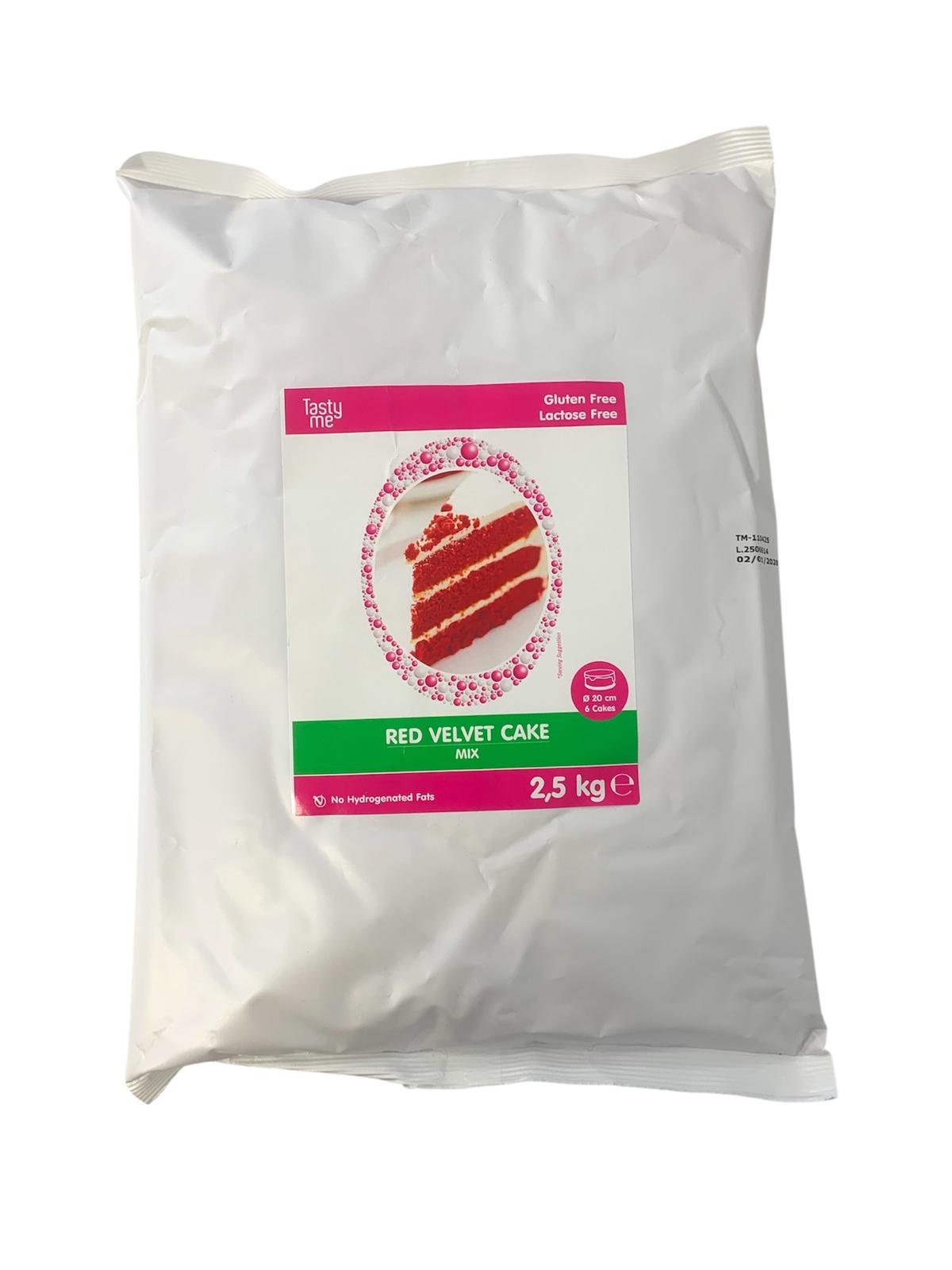 Red velvet cake mix 2,5kg - glutenvrij