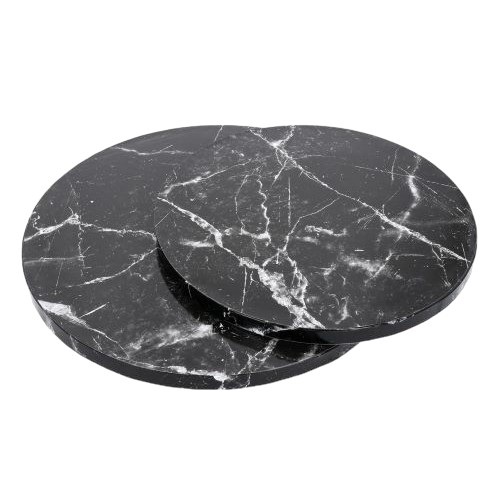 Cake drum 25cm marble black