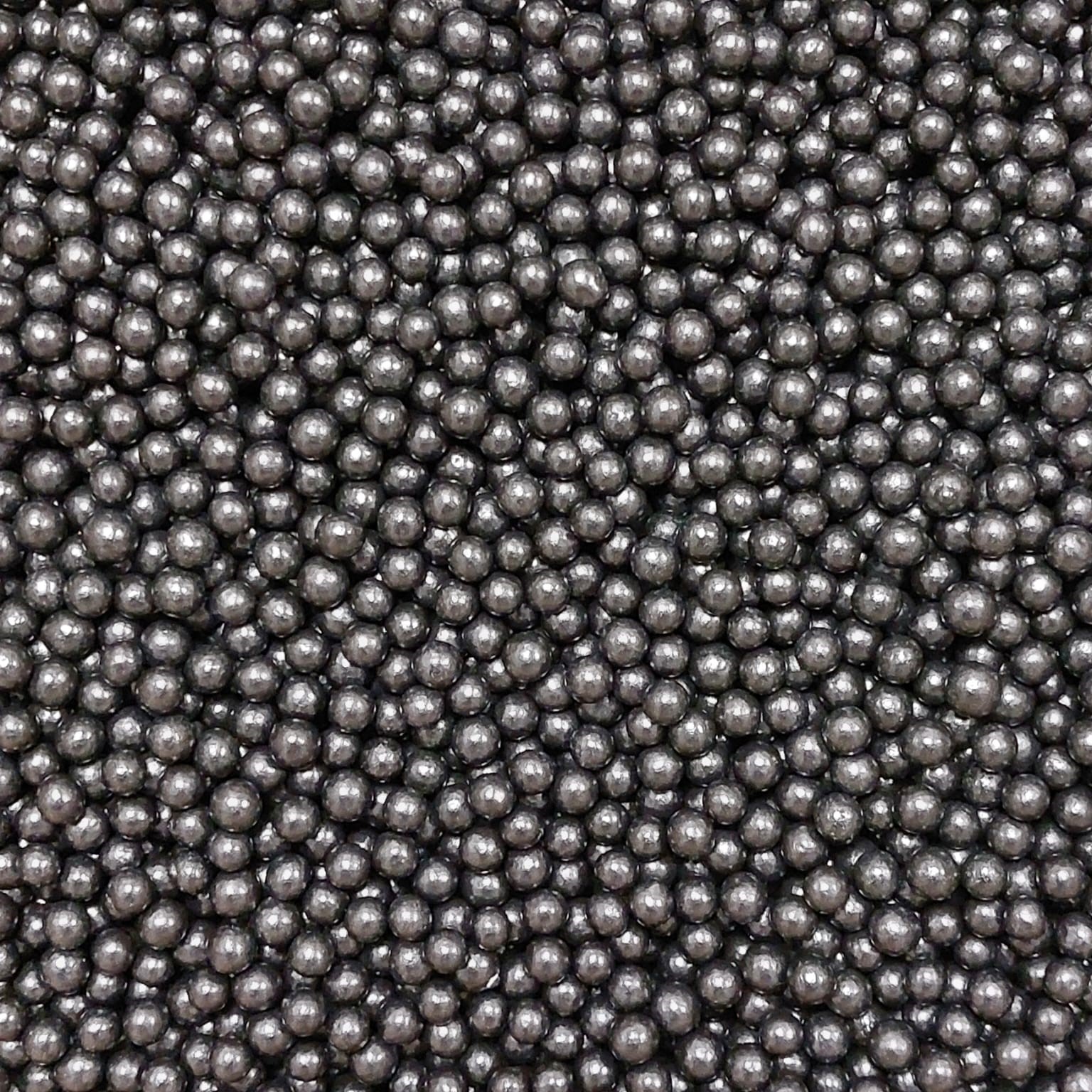 Sugar pearls black 5mm 75g