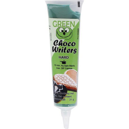 Chocolade schrijftube groen