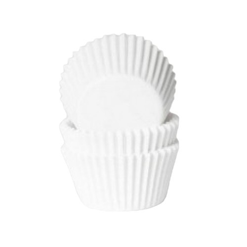 Cupcake mold mini white 2,2cm.