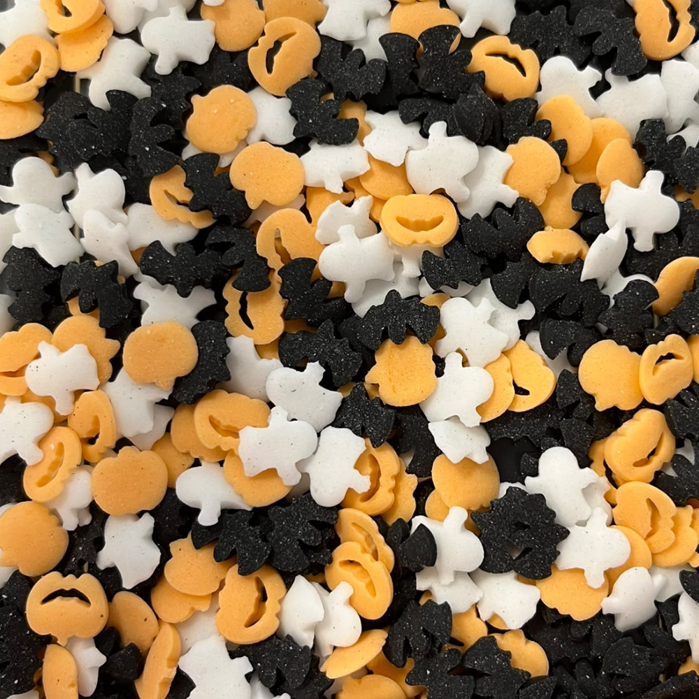 Sugar Decoration Halloween mix 50g - gluten-free - Black cap