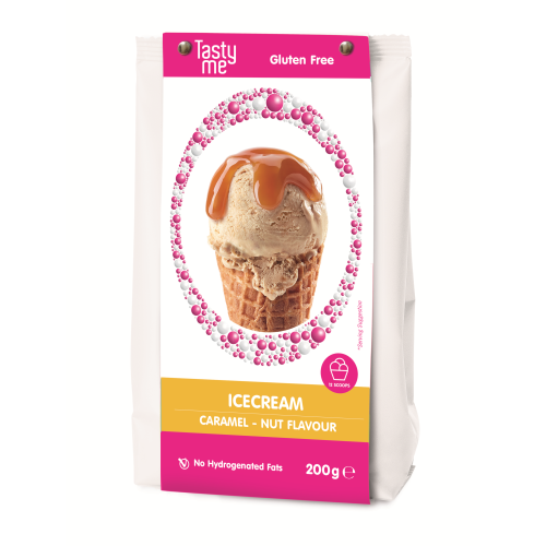 Ice cream mix caramel-nut 200g - gluten-free