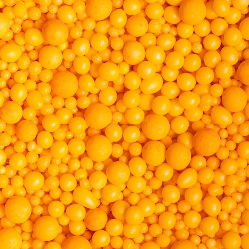 Sugar Pearls Sprinkles mix Orange 70g - glutenvrij
