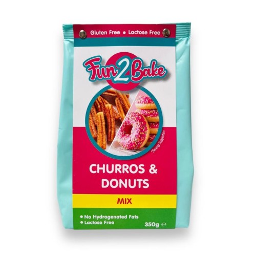 Fun2Bake churros & donuts mix 350g - glutenvrij OP=OP