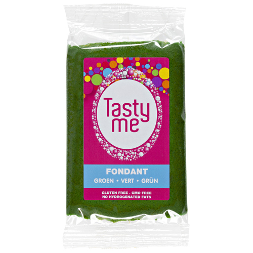 Fondant donkergroen 200g - glutenvrij