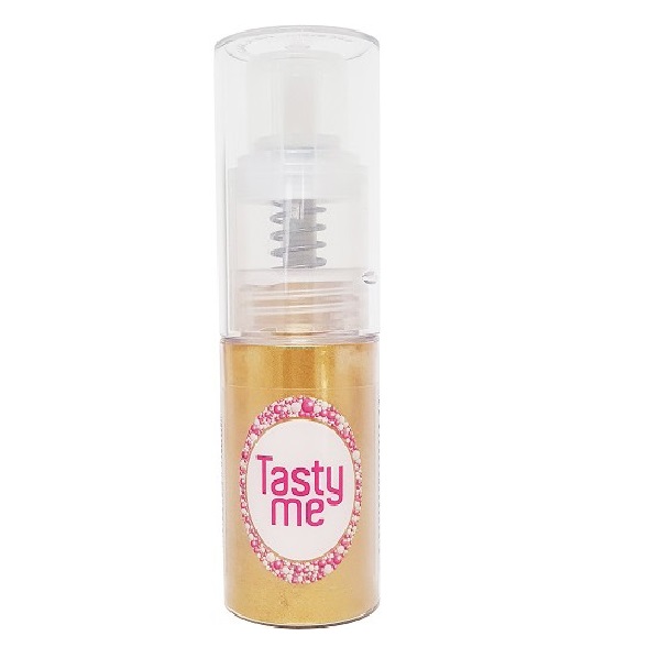 Eetbare poederspray goud
