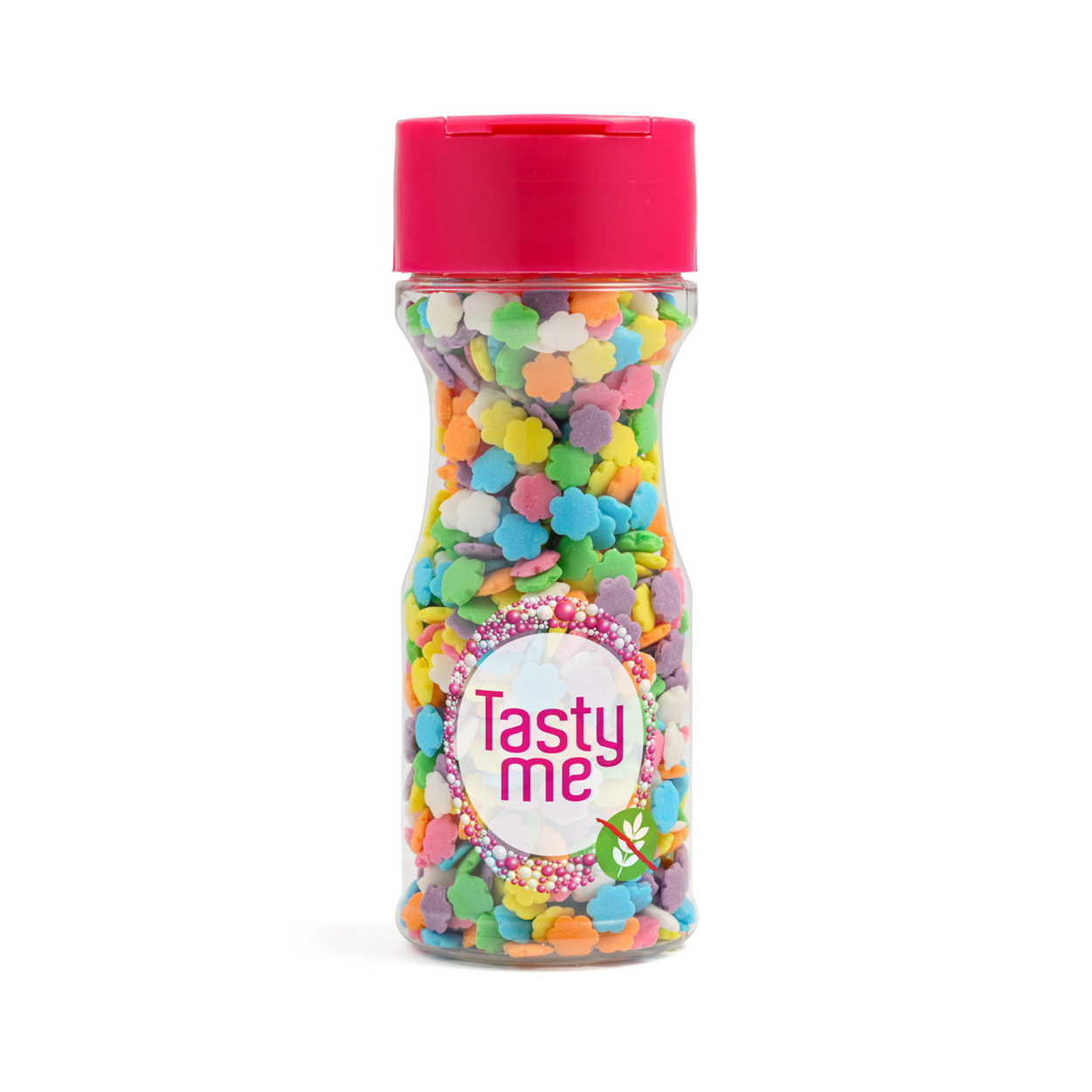 Suikerdecoratie bloemen 8mm 55g - glutenvrij