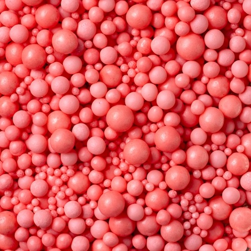 Sugar Pearls Sprinkles mix Light Pink 70g - gluten-free