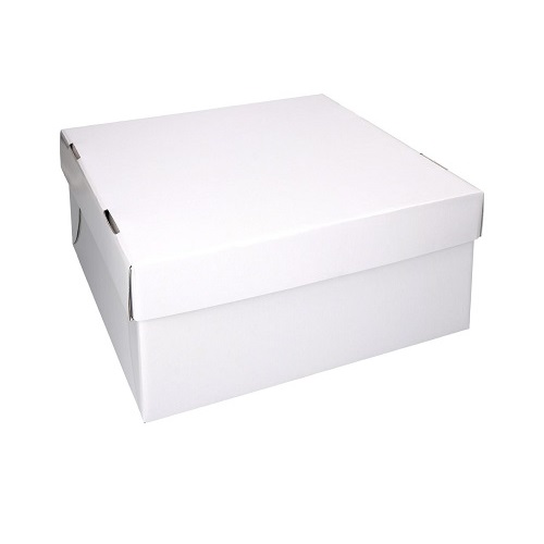 Cake Box White 26x26x15cm