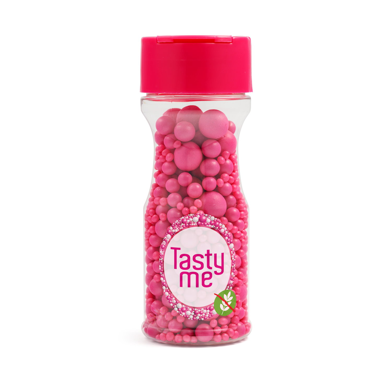 Sugar Pearls Sprinkles mix Raspberry 70g - glutenvrij