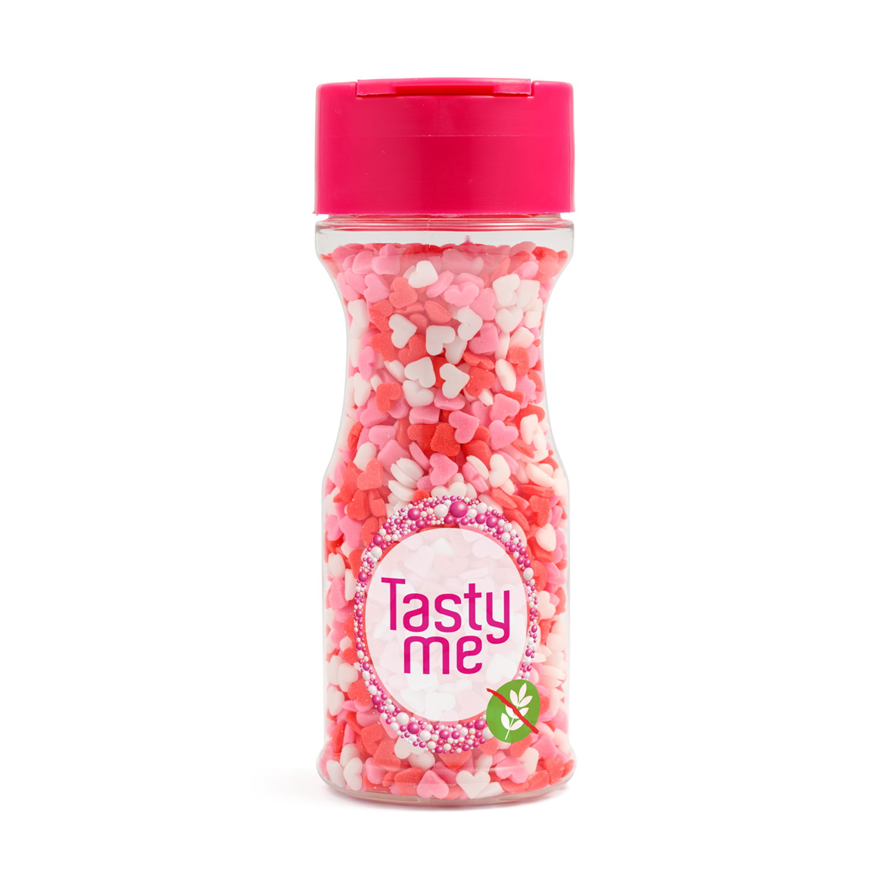 Sugar decoration mini hearts 55g - gluten-free