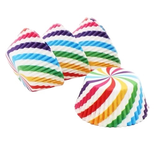 Cupcake Cups - vormpjes Swirl 100st.