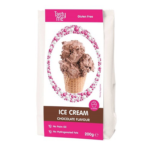 Glutenvrije ijsmix chocolade