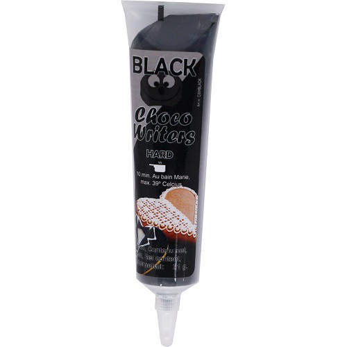 Chocolade schrijftube zwart