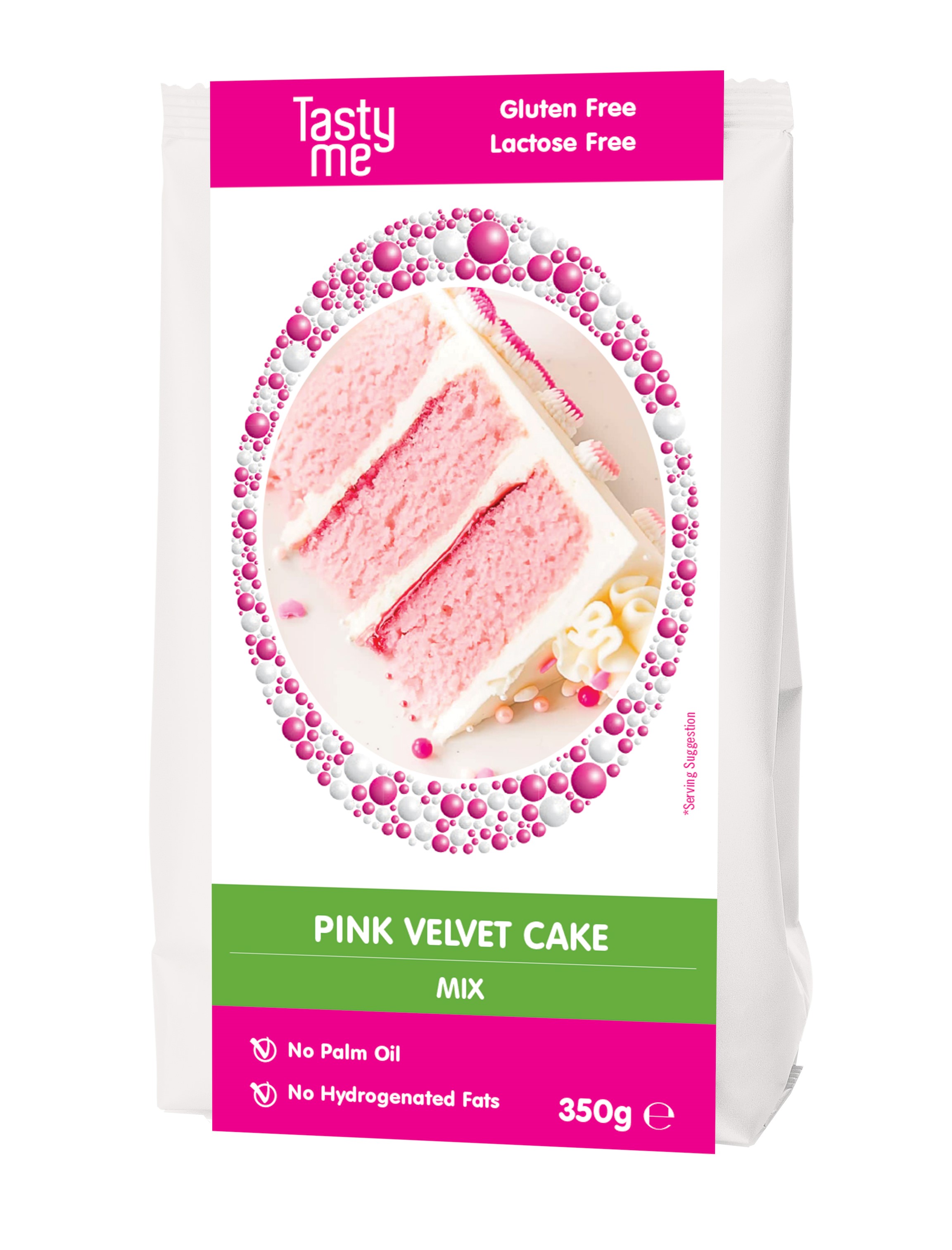 Pink velvet cake mix 350g - glutenvrij