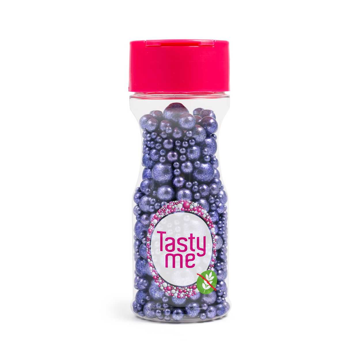 Metallic pearls sprinkles mix Violet 75g - glutenvrij