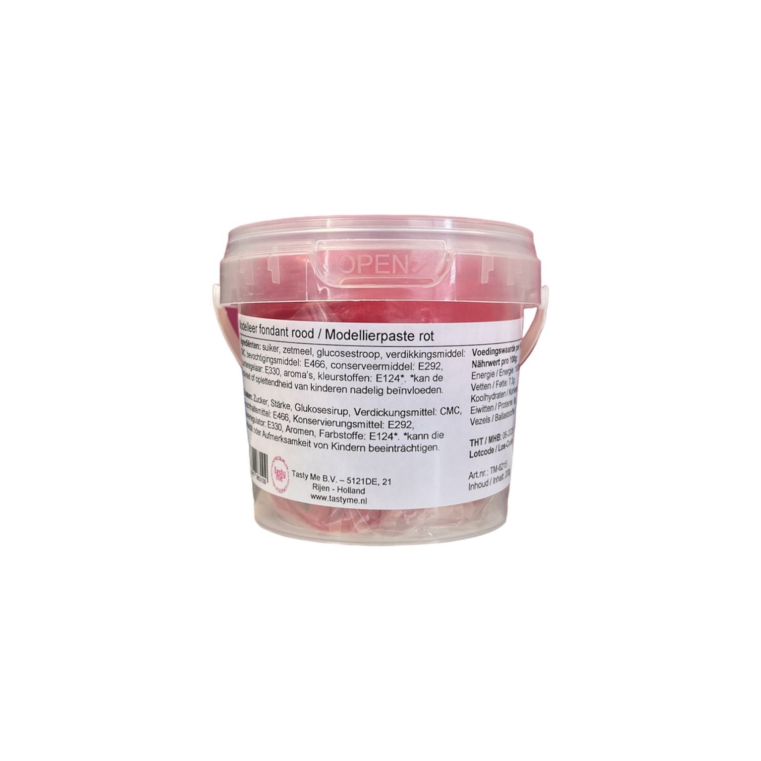 Bloemenfondant / modelleer fondant rood