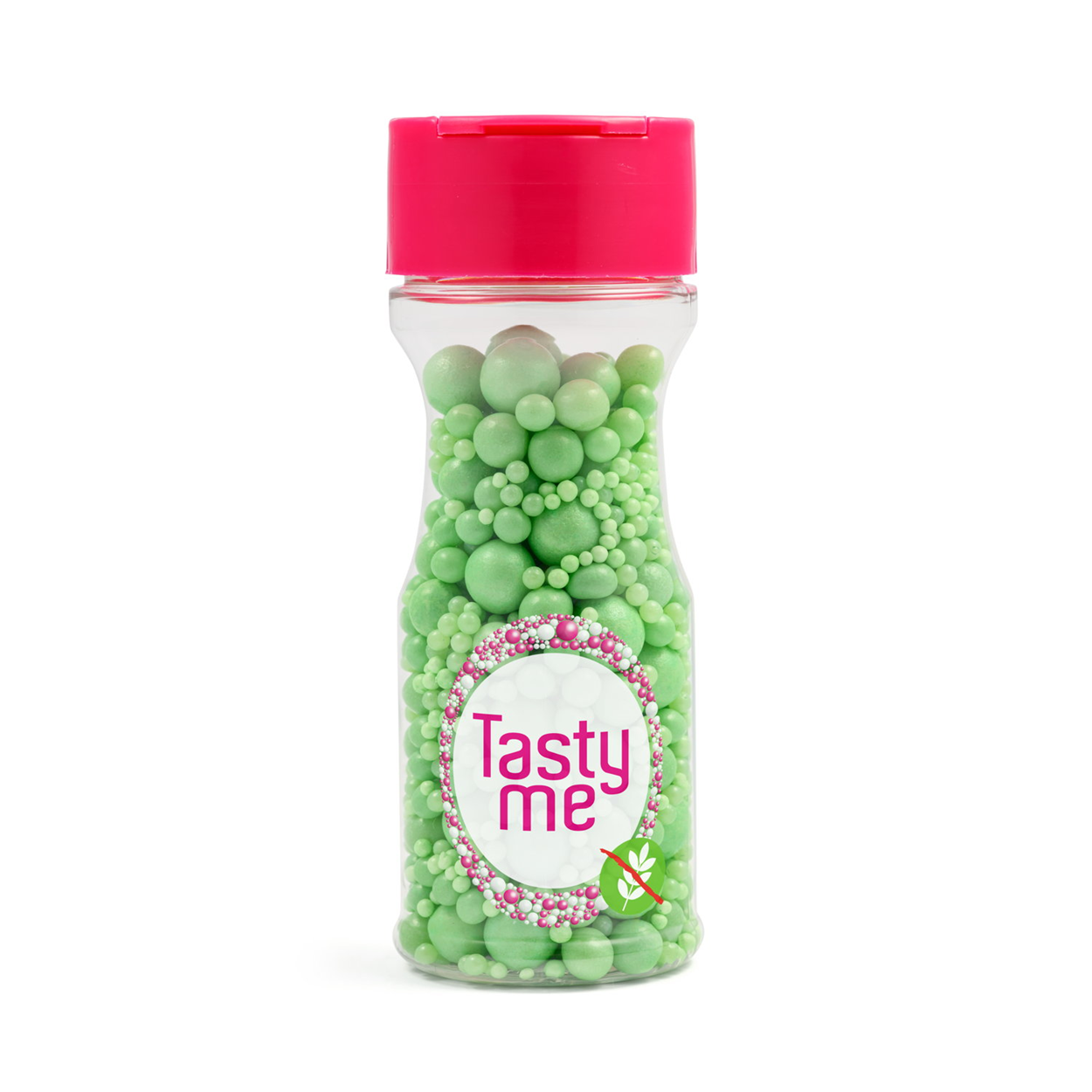 Sugar Pearls Sprinkles mix Light Green 70g - gluten-free
